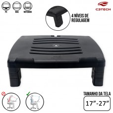 Base para Monitor BM-50BK C3 Tech - Preto